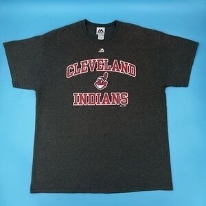 VTG Majestic MLB Cleveland Indians Graphic Tee